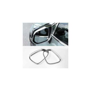 適用: トヨタ RAV4 2019 2020 2021 2022 RAV 4 XA50 バックミラー ミラー アイブロー 防雨 レイン プロテクター トリム カバー アクセサリー シルバー AL-OO-6258 AL Exterior parts for cars