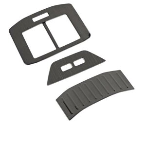 �K�p: �t�H���N�X���[�Q��/VOLKSWAGEN T-ROC TROC 2017 18 2019 �C���e���A �A�N�Z�T���[ �X�e�����X �X�`�[�� USB �|�[�g �J�o�[ �g���� �u���b�N�͗l 3�s�[�X�`�u���[ 3�s�[�X AL-OO-7279 AL Interior parts for c