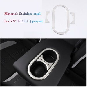 �I�[�g �A�N�Z�T���[ �K�p: �t�H���N�X���[�Q��/VOLKSWAGEN T-ROC TROC 2018-2021 �X�e�����X �X�`�[�� �C���i�[ �h�A �X�e���I �V���o�[ �^�C�v3�E�V���o�[ �^�C�v13 AL-OO-7283 AL Interior parts for cars