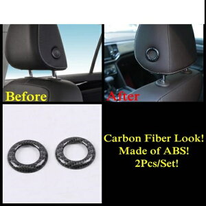 適用: フォルクスワーゲン/VOLKSWAGEN T-ROC 2018-2021 カーボンファイバー アクセサリー ステアリング ホイール ピラー A スピーカー ドリンクホルダー ギア パネル カバー トリム タイプO・タイプP