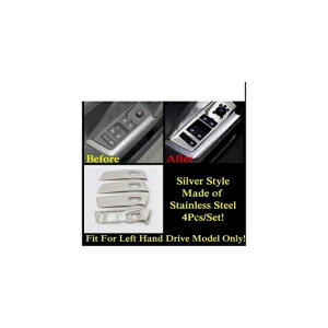 �h�A �E�C���h�E ���t�g �{�^�� �X�C�b�` �p�l�� �J�o�[ �L�b�g �g���� ABS/�X�e�����X �X�`�[�� �C���e���A �A�N�Z�T���[ �K�p: �A�E�f�B/AUDI Q3 F3 2019-2022 �V���o�[ AL-PP-0042 AL Interior parts for cars