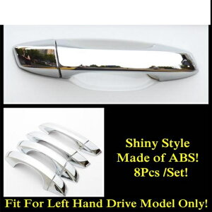 ABS クローム/カーボンファイバー ドア ハンドル ボウル フレーム カバー トリム 適用: VW フォルクスワーゲン/VOLKSWAGEN ゴルフ 7 7.5 MK7 2014-2019 エクステリア アクセサリー タイプA AL-PP-0091 AL Exter