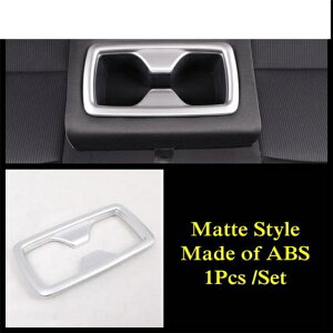 リアシート カップホルダー フレーム パネル カバー トリム 適用: トヨタ ヴェンザ/ハリアー 2021 2022 カーボンファイバー 木目調 マット アクセサリー マット AL-PP-0119 AL Car parts