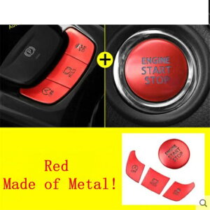 エンジン スタート ストップ キーレス システム/ギア シフト ボックス ボタン カバー トリム 適用: トヨタ C-HR CHR 2016-2022 インテリア アクセサリー タイプE・タイプF AL-PP-0202 AL Interior parts for ca