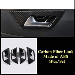 4�s�[�X �h�A �n���h�� �{�E�� �t���[�� ���� �J�o�[ �g���� �X�e�����X �X�`�[�� �C���e���A �A�N�Z�T���[ �K�p: �v�W���[/PEUGEOT 3008 5008 GT 2017-2022 �J�[�{�����E�}�b�g AL-PP-0301 AL Interior parts fo