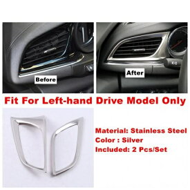 ドア スピーカー/ヘッド ライト/ギア ボックス パネル カバー トリム 適用: オペル/OPEL インシグニア GSI/ビュイック/BUICK リーガル 2017-2021 シルバー タイプE AL-PP-1708 AL Interior parts for cars