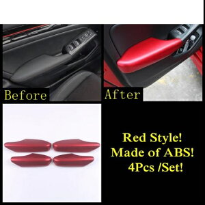 レッド アクセサリー インテリア 適用: ホンダ シビック 11TH 2022 ギア パネル ストリップ ダッシュボード フレーム ハンドル ボウル アームレスト ウインドウ リフト カバー タイプE・タイプF