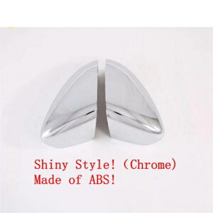 アウトサイド ドア バックミラー ミラー シェル 保護 キャップ カバー トリム 適用: MAZDA3 2019-2022 クローム/カーボンファイバー ABS クローム AL-OO-9050 AL Exterior parts for cars