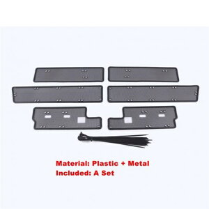 フロント ヘッド 防虫 メッシュ グリル ネット カバー キット 適用: トヨタ ハイランダー クルーガー 2017 2018 2019 タイプB AL-OO-9068 AL Exterior parts for cars