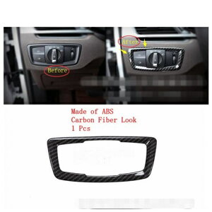 �G�A AC �M�A �{�b�N�X ���[�h ���C�g �R���g���[�� �p�l�� �J�o�[ �g���� �K�p: BMW X1 F48 2016-2021 �J�[�{���t�@�C�o�[ �C���e���A �L�b�g C AL-OO-9179 AL Interior parts for cars