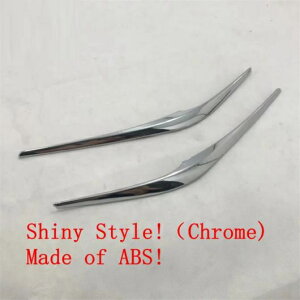 フロント ヘッド ライト ランプ アイリッド アイブロー ストリップ カバー トリム 適用: マツダ CX-5 CX5 2017-2022 クロム AL-OO-9474 AL Exterior parts for cars