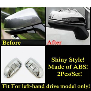 ABS クローム/カーボン調 アクセサリー サイド ウイング バックミラー ミラー キャップ カバー トリム エクステリア 適用: スズキ アクロス 2021 シャイニースタイル AL-OO-9561 AL Exterior parts for car