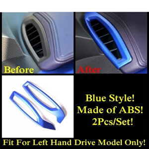 ブルー ABS アクセサリー エアコン AC 吹き出し口 /ルーフ リード ライト ランプ カバー トリム 適用: トヨタ C-HR CHR 2016-2022 モデル G AL-OO-9603 AL Interior parts for cars