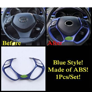 ブルー ABS アクセサリー エアコン AC 吹き出し口 /ルーフ リード ライト ランプ カバー トリム 適用: トヨタ C-HR CHR 2016-2022 モデル C AL-OO-9603 AL Interior parts for cars