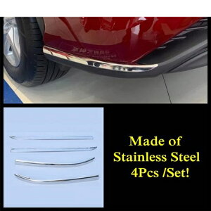 フロント/リア サイド バンパー コーナー ストリップ 保護 カバー トリム アクセサリー エクステリア 適用: トヨタ ハイランダー/クルーガー 2020 2021 2022 モデル D AL-OO-9757 AL Exterior parts for cars