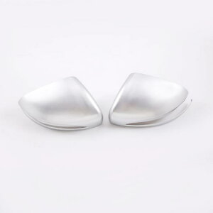 2ピース カーボンファイバー サイド バックミラー ミラー キャップ カバー トリム 適用: メルセデス・ベンツ G GLE GLS クラス W463 2019-21 ABS プラスチック シルバー〜ピアノブラック AL-PP-2181 AL Ex