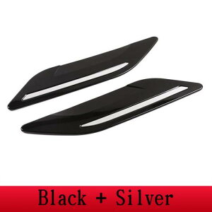 1ペア 光沢ブラック フード 通気口 ウイング カバー トリム 適用: ランド ローバー/ROVER レンジ ローバー/ROVER イヴォーク 2020-2022 エクステリア アクセサリー ブラック〜ローズゴールド AL-PP-254