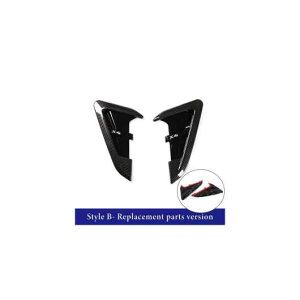 2�s�[�X ABS �t�����g �t�F���_�[ �T�C�h �ʋC�� �J�o�[ �g����-�X�^�C�����O �K�p: BMW X3 G01 X4 G02 2018-2022 �X�^�C�� B X3 �J�[�{���E�X�^�C�� B X4 �J�[�{�� AL-PP-2672 AL Exterior parts for cars
