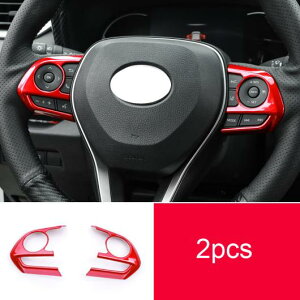レッド 適用: トヨタ RAV4 2020-2021 ギアシフト 装飾 フレーム ドリンクホルダー ウインドウ リフター インテリア 装飾 タイプ6〜タイプ8 AL-PP-4770 AL Exterior parts for cars