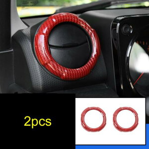 レッド カーボンファイバー 適用: スズキ ジムニー 2019-2020 JB64-JB74 セントラル コントロール 装飾 通気口 ギア パネル インテリア タイプ7〜タイプ29 AL-PP-4894 AL Car parts