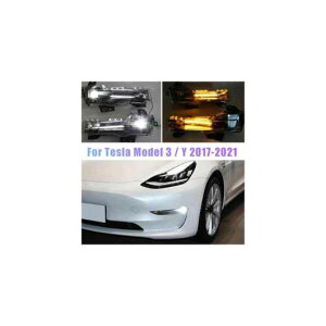 Kp: eX/TESLA f 3/Y 2017 2018 2019 2020 2021 LED tHOCg v ECJ[ DRL fC^C jO Cg fCCg AL-PP-8157 AL Car parts