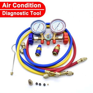 HVAC 󒲃jbg A/C Ⓚ Lbg }jz[h Q[WZbg Kp: R22 R12 R134A I[g } H/L NCbN Jv[ }jz[h Q[W c[Zbg AL-QQ-6493 AL Car parts
