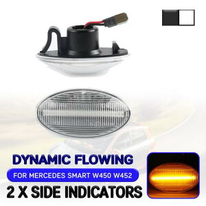 LED �_�C�i�~�b�N �T�C�h �}�[�J�[ ���C�g �K�p: �����Z�f�X-�x���c �X�}�[�g W450 W452 A-�N���X W168 ���B�g W639 W447 �t���[ �E�C���J�[ ���C�g �����v AL-QQ-6508 AL Car parts