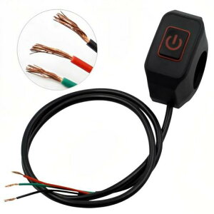 22mm I[goC nho[ XCb` h {^ LED Cg Kp: I[goC d X^[ L h Rg[ XCb` zCg`u[ AL-RR-5373 AL Motorcycle parts