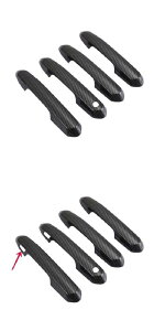 ドア ハンドル カバー 適用: トヨタ RAV4 RAV 4 XA50 2019 2020 2021 クローム カーボンファイバー AL-RR-2073 AL Exterior parts for cars