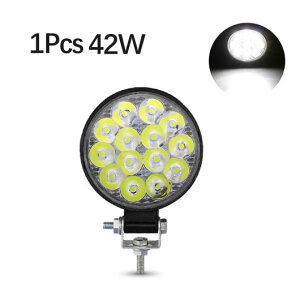 42W ~j [N Cg o[ X|bgCg LED o[ It[h 12V 24V LED Cg o[ Kp: gbN It [h 4X4 4WD Kp: SUV ATV LED Cg 42W 1s[X 4000LM AL-RR-6565 AL Car parts