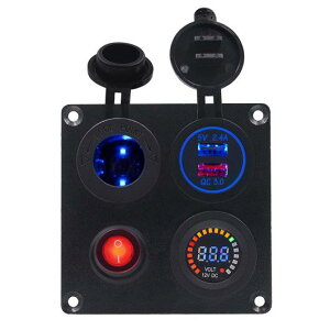 12-24V RV bg XCb` pl QC3.0 [d gѓdb `[W[ VK[\Pbg F XN[ dv LED fBXvC pl ^CvA AL-RR-6747 AL Car parts