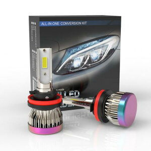 38000LM LED �w�b�h���C�g �R���o�[�W���� �o���u �r�[�� 6000K �L�b�g H8/H9 IP68 �h�� ���C�g LED ���[�N ���C�g �o�[ 2�s�[�X 9005 H11 120W A AL-RR-6753 AL Car parts
