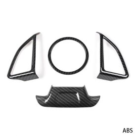 インテリア モールディング 適用: シボレー/CHEVROLET カマロ 2017 アップ ステアリング ホイール 装飾 カバー トリム ステッカー アクセサリー カーボンファイバー G AL-RR-2511 AL Car parts