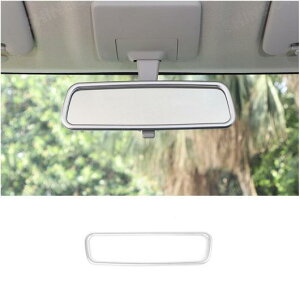 インテリア ステッカー シルバー センター コンソール 装飾 カバー ステッカー 適用: スズキ ジムニー 2019〜 バックミラー ミラー AL-RR-3090 AL Exterior parts for cars