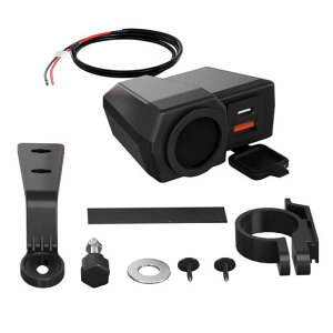 QC3.0 USB `[W[ I[goC NCbN [d vO Lbg d x fBXvC P[u XCb` I/It h fA USB 12V 24V USB Type-C AL-RR-4034 AL Motorcycle parts