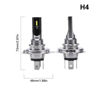 2s[X X[p[ uCg H7 LED ou Kp: wbhCg 80W 6000K 2000LM ou H1`H4 AL-RR-4191 AL Car parts