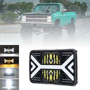 4X6 36W 9600LM LED tHOCg ECJ[ Kp: V{[/CHEVROLET K5/K10/K20/K30/C70/C4500/P40/P60/To[o K1500/K3500/W3500/W450 AL-RR-4368 AL Car parts
