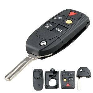 5 �{�^�� �L�[ �t�H�u �P�[�X �V�F�� �t���b�v �܂肽���� �����[�g �J�o�[ �K�p: �{���{/VOLVO S60 S80 XC70 V70 XC90 AP-ALR4649 Car parts