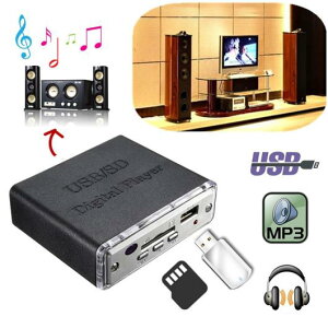 12V jo[T ~j I[goC XeI  oX Xs[J[ LED USB/SD fW^ v[[ MP3 [g Rg[[ AL-RR-4911 AL Car parts