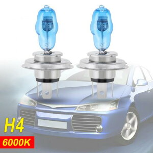 2�s�[�X HOD �n���Q�� �����v 12V H4 100W 6000K 3000LM �z���C�g ���C�g �X�[�p�[ �u���C�g �I�[�g �t�����g �w�b�h���C�g �G�N�X�e���A ���C�g �o���u �K�p: AL-RR-6914 AL Car parts