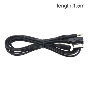 5FT �v���X�`�b�N AUX USB �P�[�u�� AMI �I�[�f�B�I �~���[�W�b�N �C���^�[�t�F�[�X �A�_�v�^ �K�p: �x���c AL-RR-7072 AL Car parts