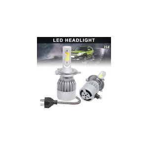 jo[T 3800LM 36W H4 COB LED wbhCg Lbg 6000K zCg+3000K CG[ J[ HI/LO Cg ou AL-RR-7105 AL Car parts