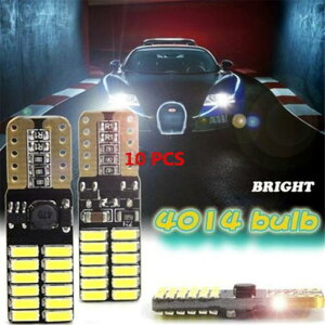 10 �s�[�X 220LM T10 4014 24SMD LED �I�[�g �T�C�h �^�[���V�O�i�����C�g 4.8W ���j�o�[�T�� �o���u ���[�h �e�[�� �����v AL-RR-7421 AL Car parts