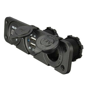 12V u[ fA USB `[W[ A_v^ fW^ dv VK[\Pbg \Pbg LED Cg p[ Kp: oC AL-RR-7440 AL Motorcycle parts