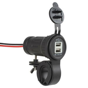 12-24V h fA USB I[goC jo[T db X^h `[W[ u[ LED Cg AL-RR-7443 AL Motorcycle parts