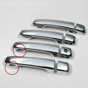 �K�p: ���N�T�X GX GX460 LC150 J150 2010 2011 2012 2013 2014 2015 2016 2017 ����u���b�N �h�A �n���h�� �J�o�[ �X�^�C�����O �V���o�[ �Z���T�[�Ȃ��E�V���o�[ 2�Z���T�[ AL-RR-1578 Car parts