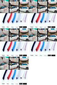 5M タイプ ユニバーサル ドア エッジ ガード トリム スタイリング アンチ - RUB モールディング 接着剤 キズ防止 AL-RR-8499 AL Car parts