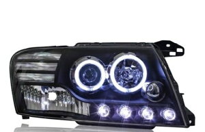 �w�b�h���C�g �K�p: �O�H �p�W�F�� 2000-2012 LED �w�b�h�����v �f�C�^�C�������j���O���C�g DRL �o�C�L�Z�m�� HID 4300K�`8000K 35W�E55W AL-HH-0147 Car parts