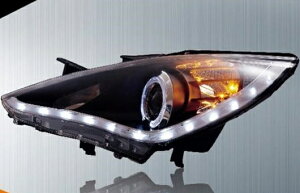 適用: ヒュンダイ/現代/HYUNDAI ソナタ 8 ヘッドライト 2011-2015 LED ヘッドランプ DRL プロジェクター H7 HID バイキセノン レンズ 4300K〜8000K 35W・55W AL-HH-0304 Car parts