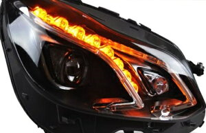 適用: メルセデスベンツ/MERCEDES BENZ ベンツ E200 E260 E300 ヘッドライト 2014-2015 W212 LED DRL レンズ ダブル ビーム H7 HID 4300K〜8000K 35W・55W AL-HH-0331 Car parts